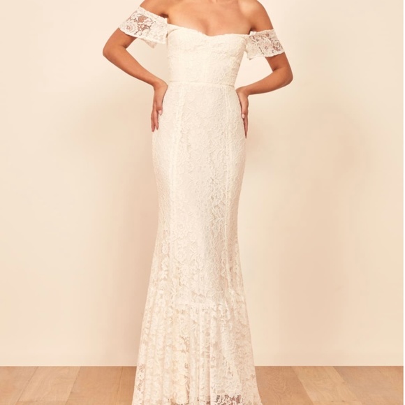 used reformation wedding dress